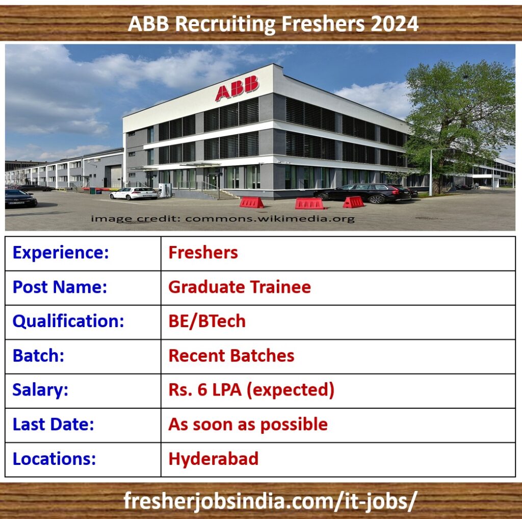 ABB Careers 2024